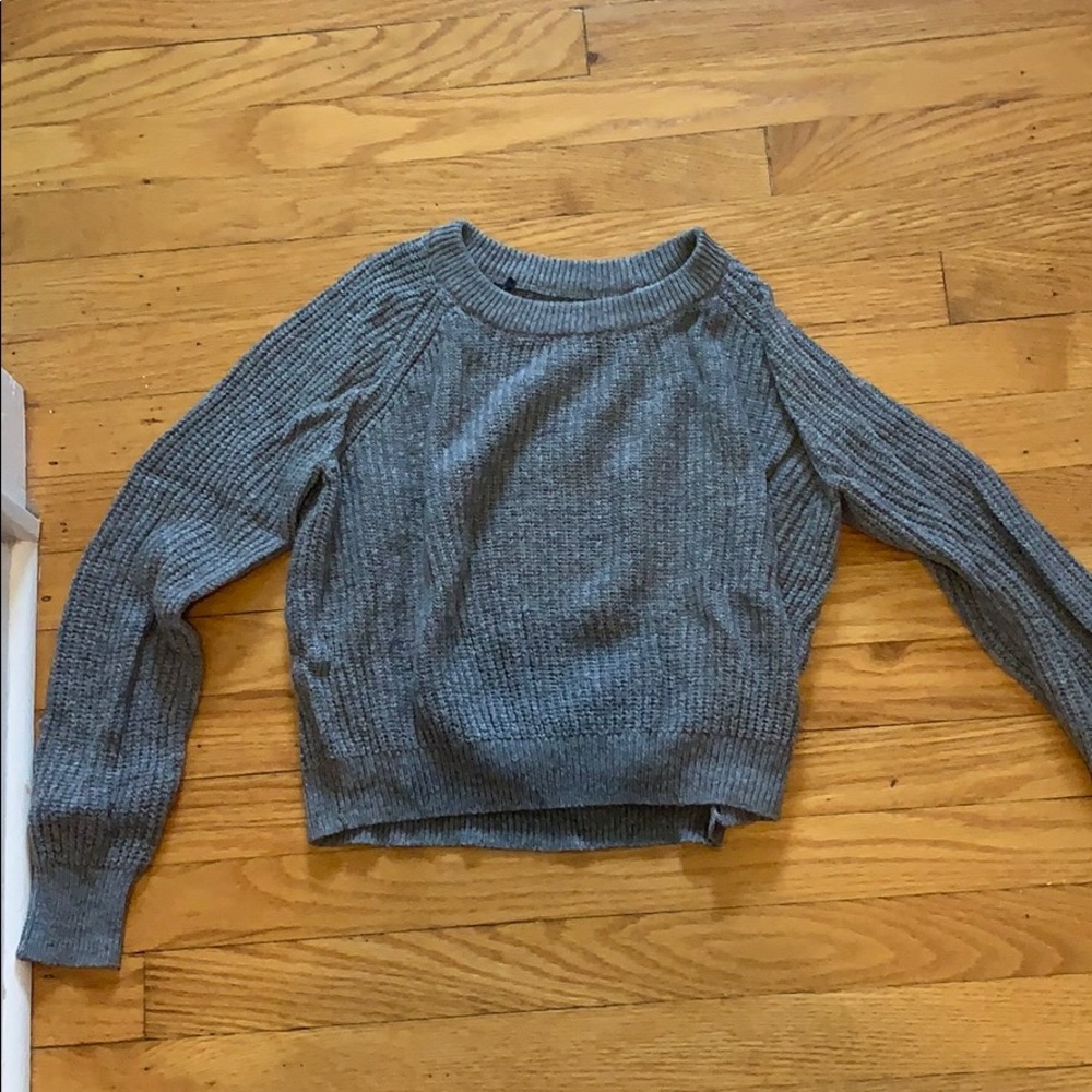 grey sweater brandy melville